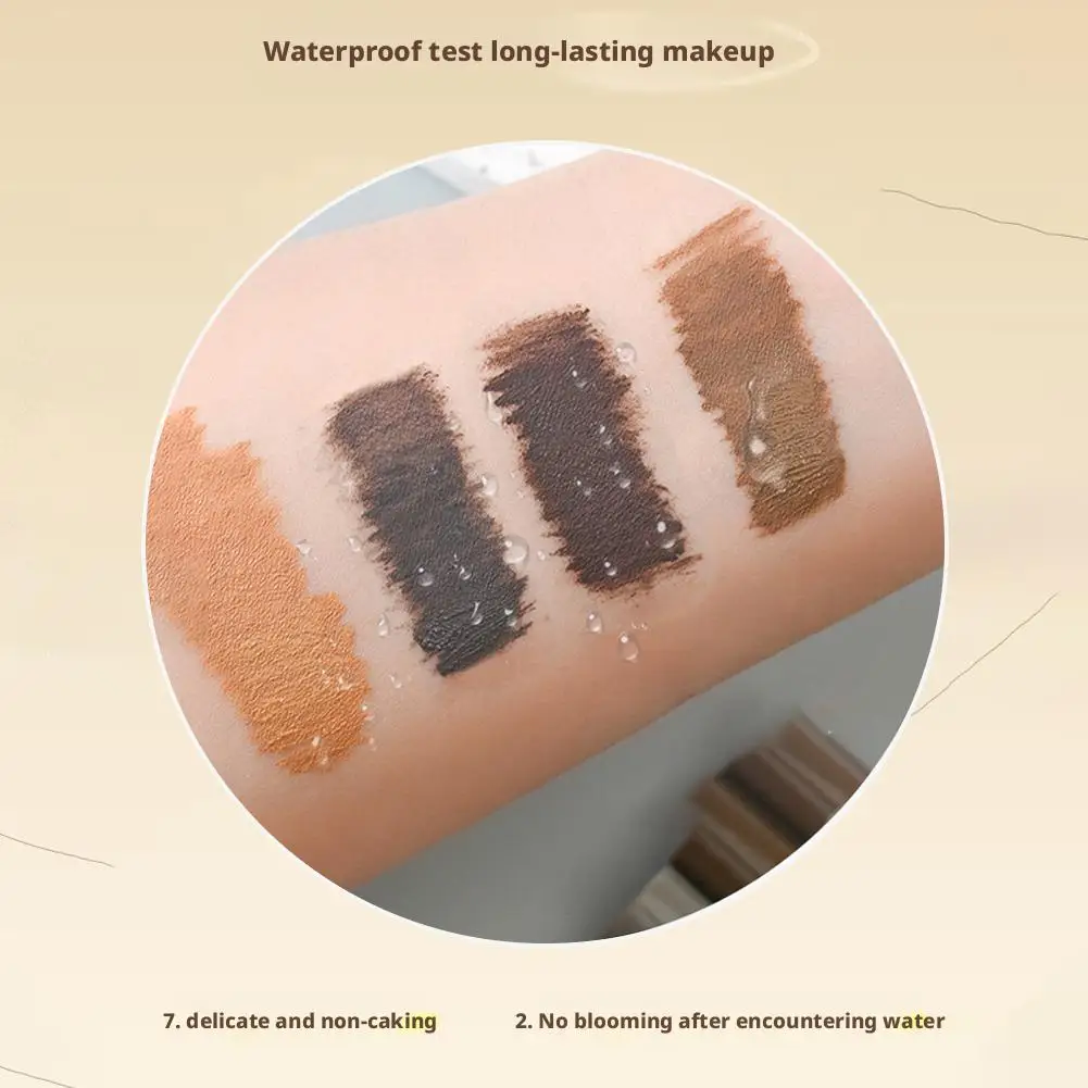 Creme de gel de sobrancelha 3d à prova d'água, secagem rápida, modelador natural de sobrancelha selvagem, matiz de maquiagem de sobrancelha feminina, cosméticos para toda a pele