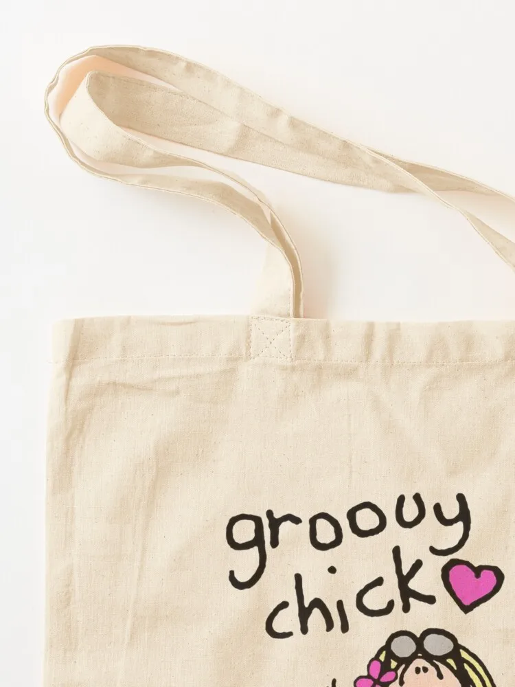 حقيبة حمل كلاسيكية من Groovy Chick Girls 2000s Y2K حقائب حمل جمالية حقيبة كبيرة مخصصة للنساء حقيبة رائعة