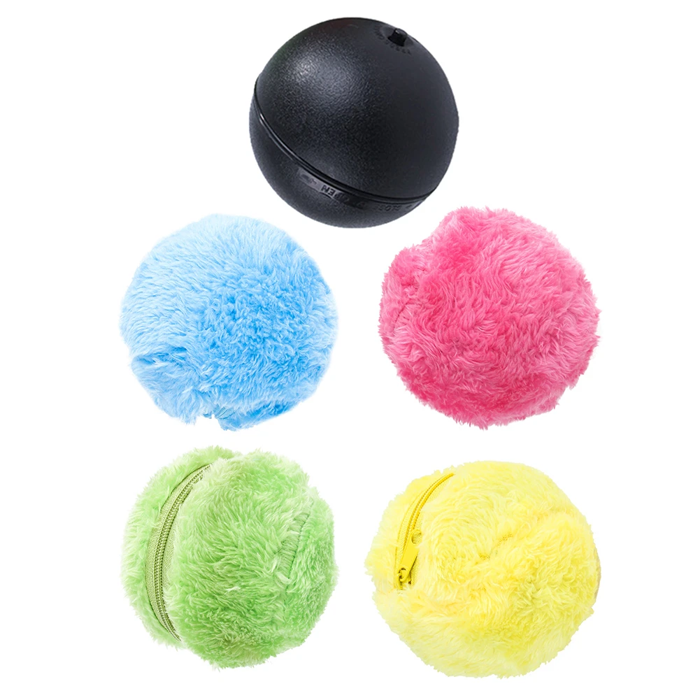 Magic Roller Ball Activation Automatic Ball Dog Cat Interactive Funny Chew Plush Electric Rolling Ball Pet Dog Cat Toy