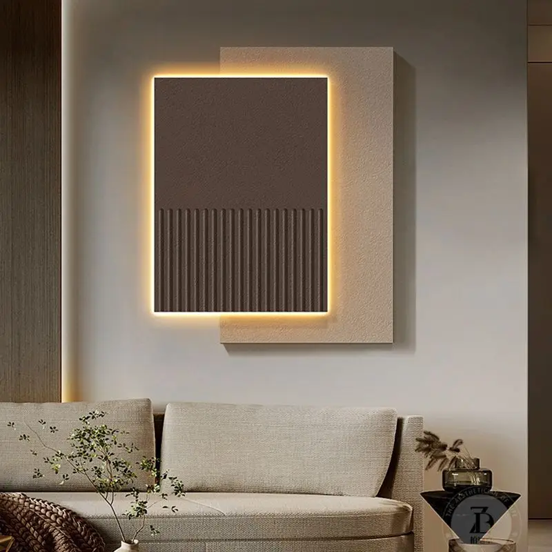 3-Dimensional Pintado LED Lâmpada de Parede, Arenito Textura, 3D, Sala, Sala de Jantar, Quarto, Wall Art Decoração, Frete Grátis