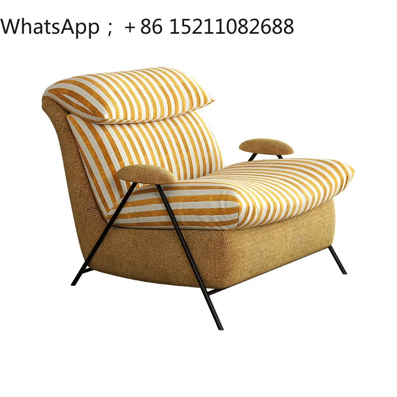 SCY medieval casual lazy sofa chair ecological leather living room modern comfortable single sofa chair