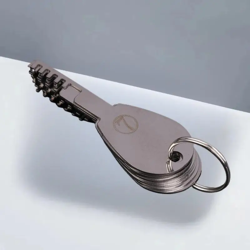 

1 Set HUK Tools Comb Repair Tool Lock Stainless Steel 9in1 Full Set Stainless Steel Key Blank