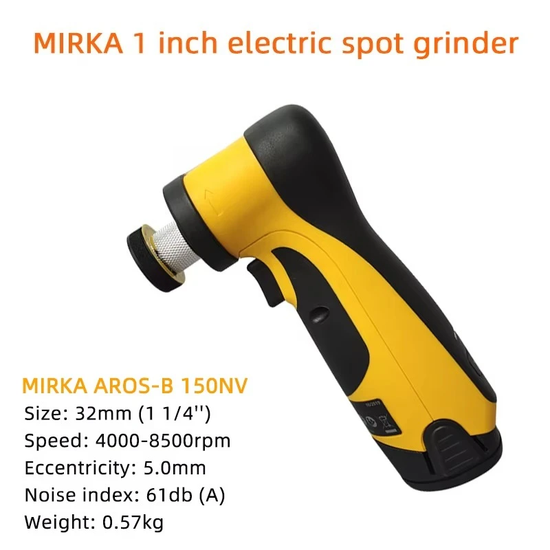 1 Inch Handheld Electric Spot Grinder Car Paint Surface Dust Spot Particle Grinding Abrasive Disc Sandpaper Polishing Machine