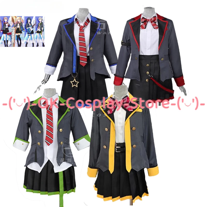 Tenma Saki Hoshino Ichika Hinomori Shiho Mochizuki Honami Cosplay Costumes Project Sekai Cosplay Halloween Suit Custom Made