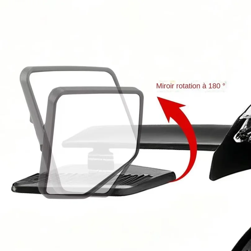 Nuevo Espejo Retrovisor Universal Modificado para Motocicleta Eléctrica, Espejo Retrovisor de Gran Visión, Compatible con Honda, Yamaha, Kawasaki