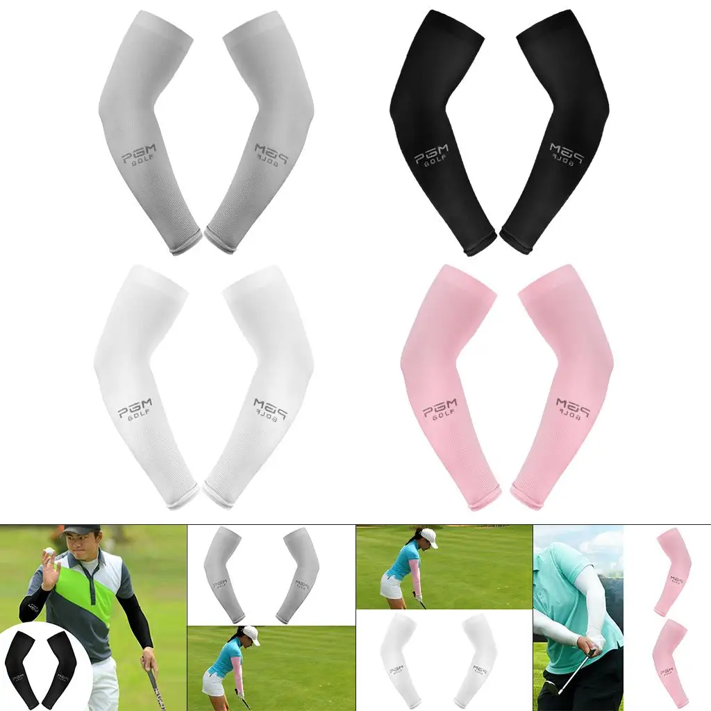 غطاء حماية مضاد للشمس للمشي لمسافات طويلة وأكمام ذراع رياضية لدراجة الجولف