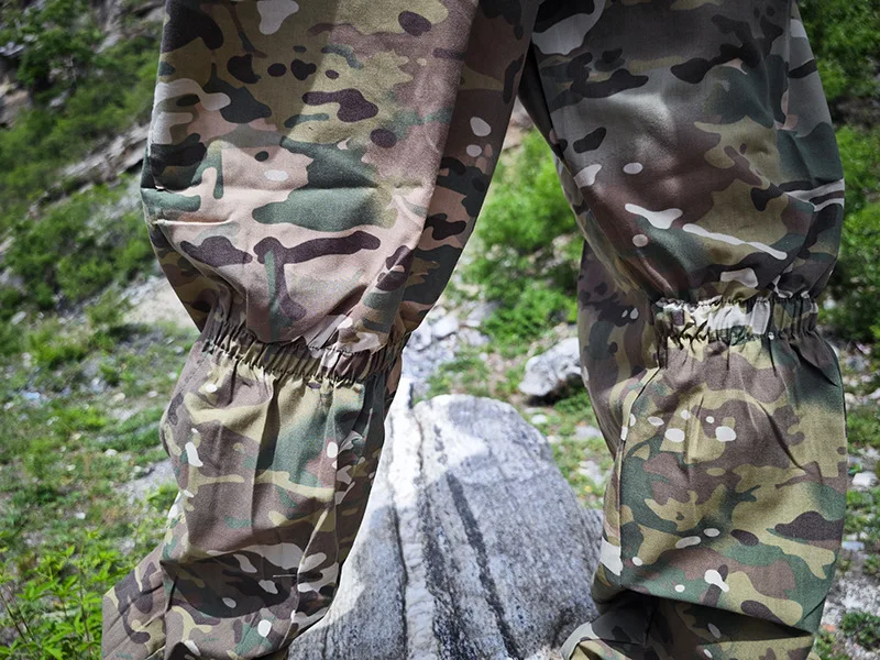 Militärisches Tarnuniform-Set, atmungsaktiver Sommer-Trainingsanzug, Outdoor-Mehrzweck-Taktische Arbeitskleidung, komplette Overalls – Detail 17