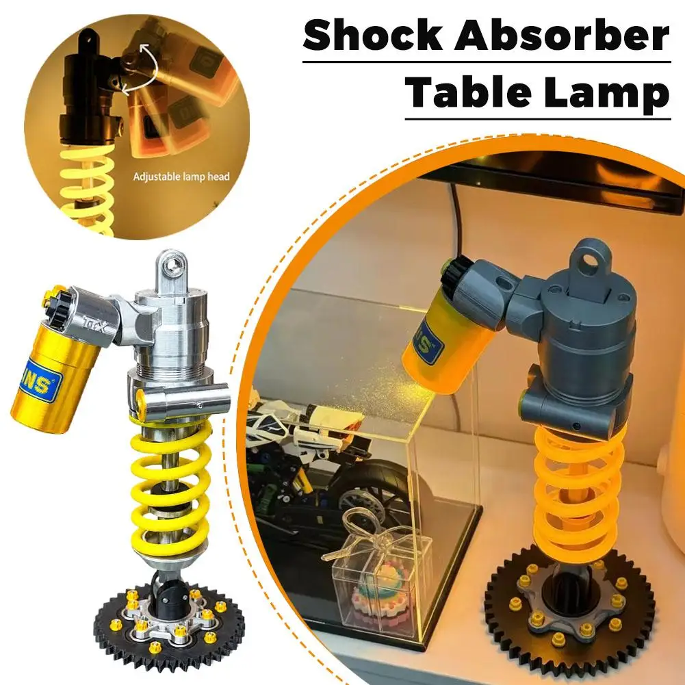 For OHLINS Motorcycle Shock Absorber Lamp DIY Cool Ambient Lighting Car interior decorative accessories ornaments view 2