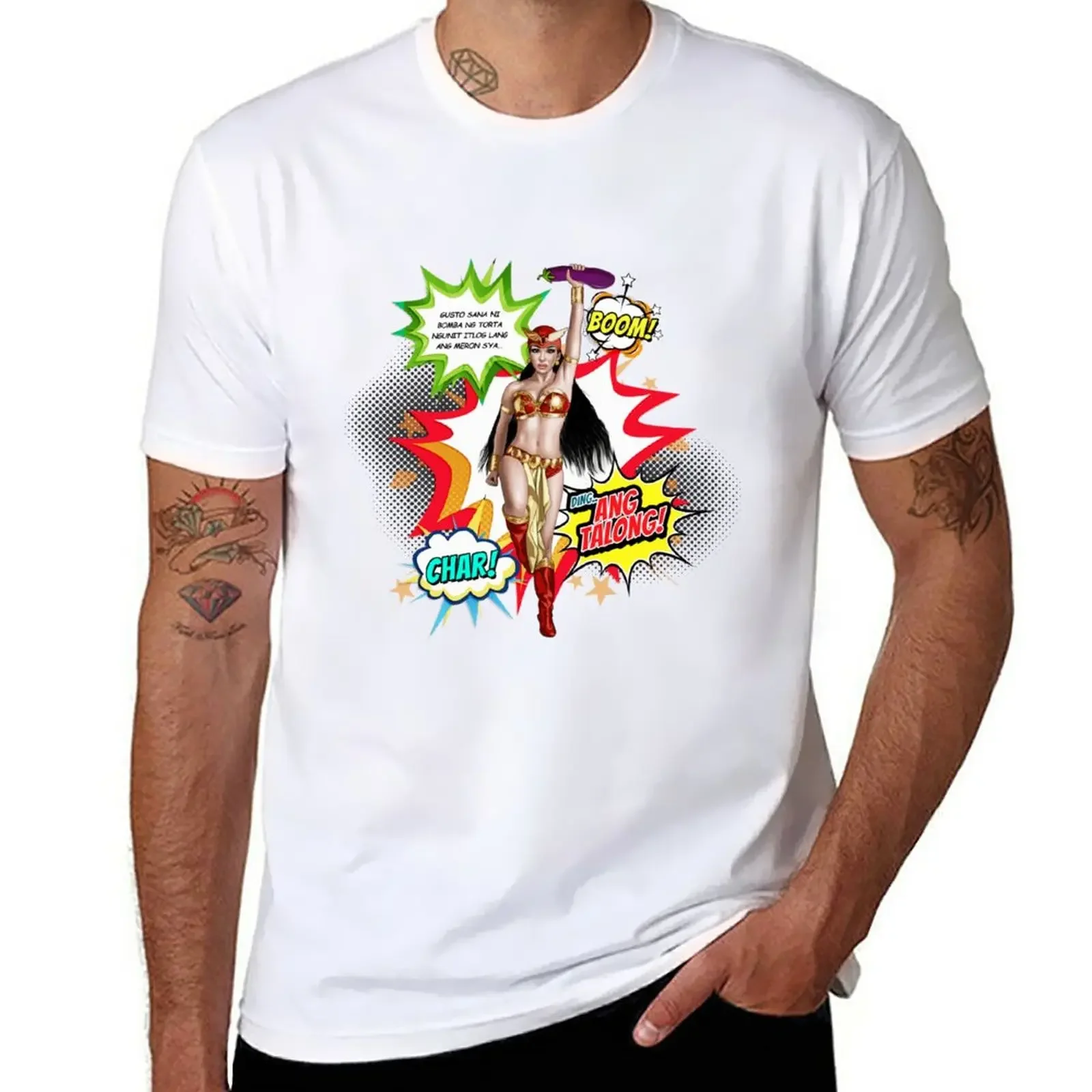 Darna Bomba T-Shirt Short sleeve tee summer top plus size tops T-shirts for men cotton