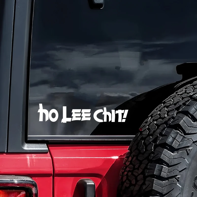 شارات "Ho Lee Chit" وملصقات ممتصة للصدمات ومبتكرة ومضحكة لمحبي الرسوم المتحركة، جودة عالية لسيارات الشاحنات والدراجات النارية وأجهزة الكمبيوتر المحمولة