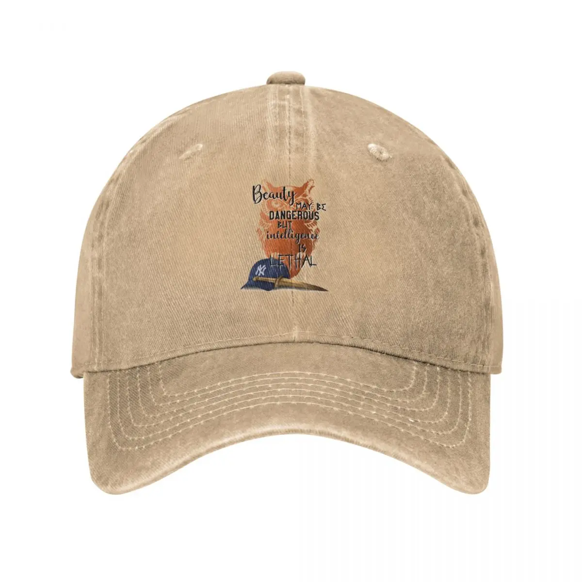 Intelligence is lethal - percy jackson quotes Baseball Cap Christmas Hat Designer Hat Men Women's