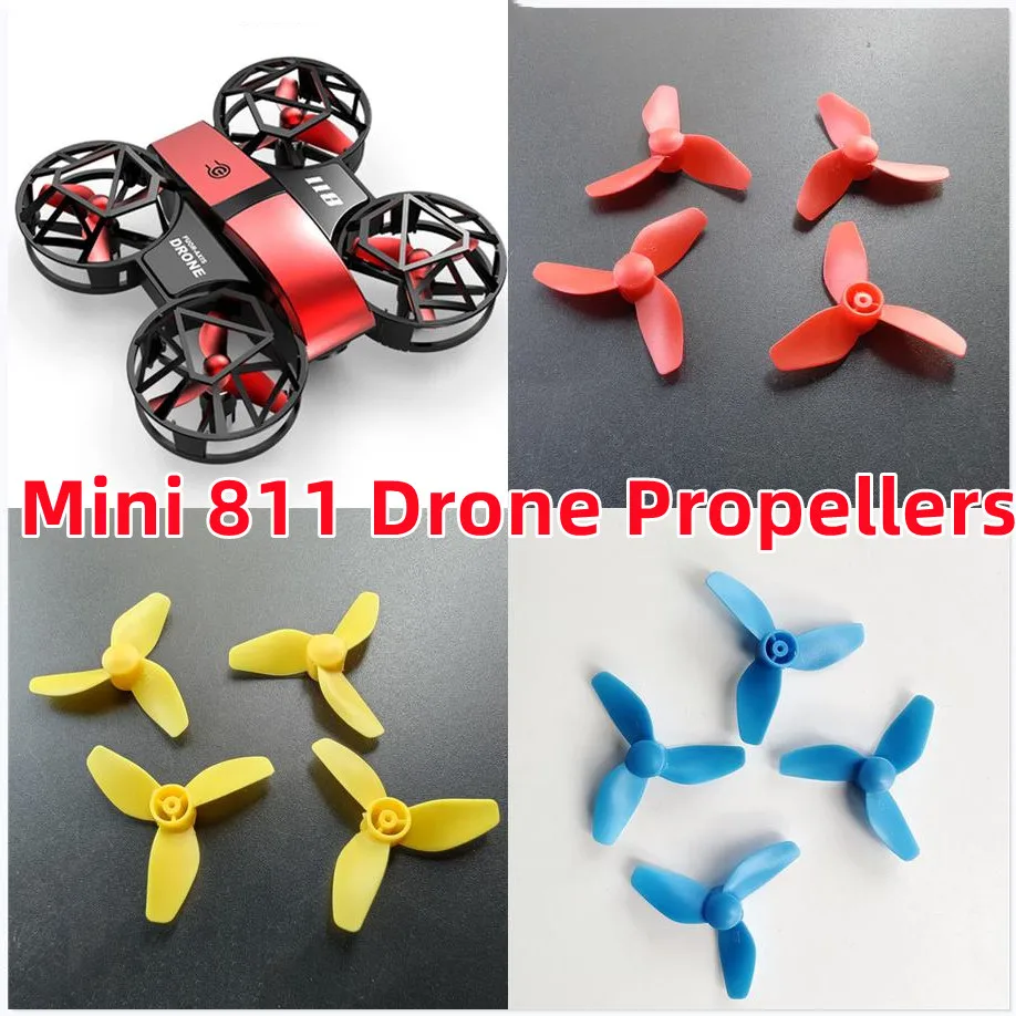 Mini Drone 811 Quadcopter RC avión repuestos cuchillas rotores hélices accesorios
