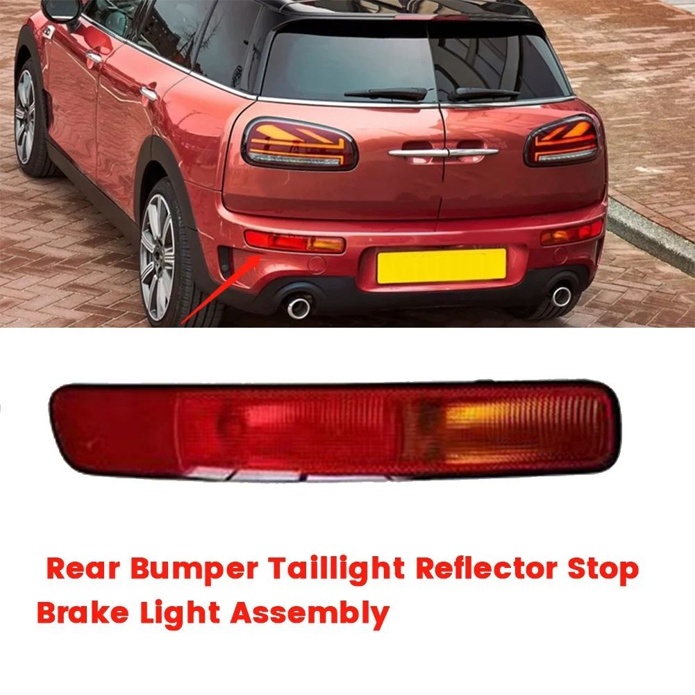 Car Rear Bumper Taillight Assembly for BMW MINI Clubman F54 LCI Reflector Lamp Stop Brake Light with Bulb 63217484101 L