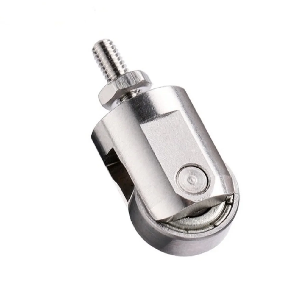 Stainless Steel Roller Tip M2.5 Thread For Dial Indicator Point Depth Gauge Measurement Tool Silver Anti Rust Rolling Wheel 1pc