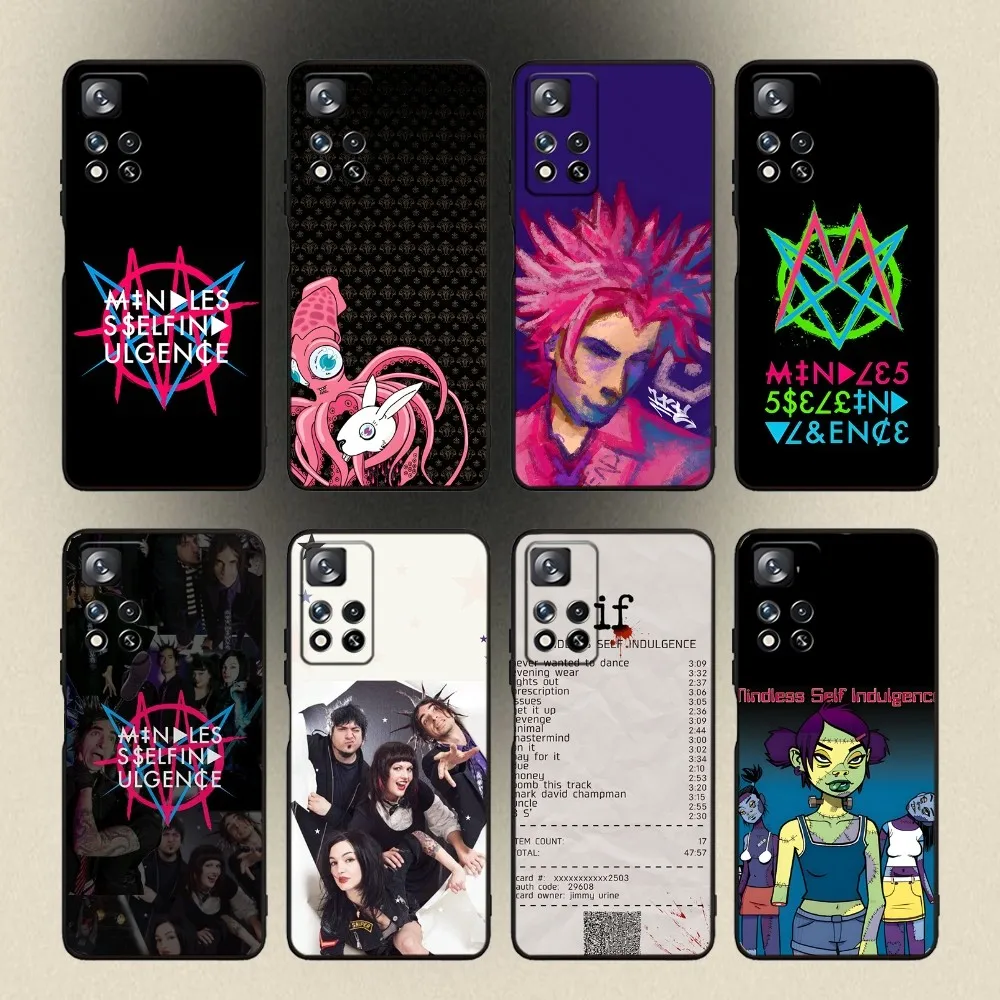 Msi Mindless Self Indulgence Band Phone Case For Samsung Galaxy A20,A21s,A22,A31,A32,A52,A53,A72,73,A80,A91 Soft Black Cover