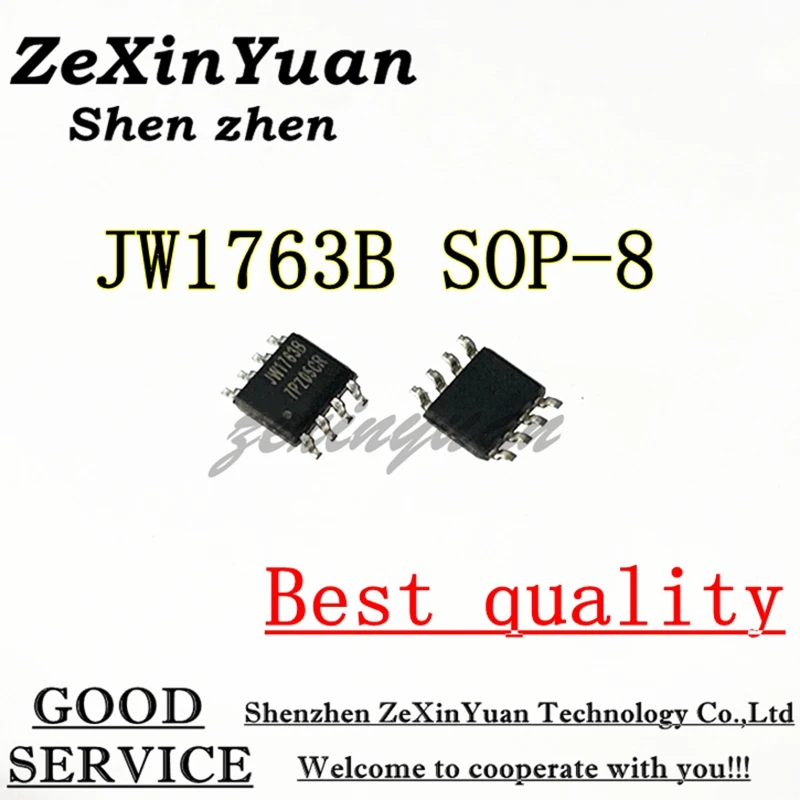 10PCS JW1763B JW1763 SOP-8 LED constant current drive non isolated lighting controller chip