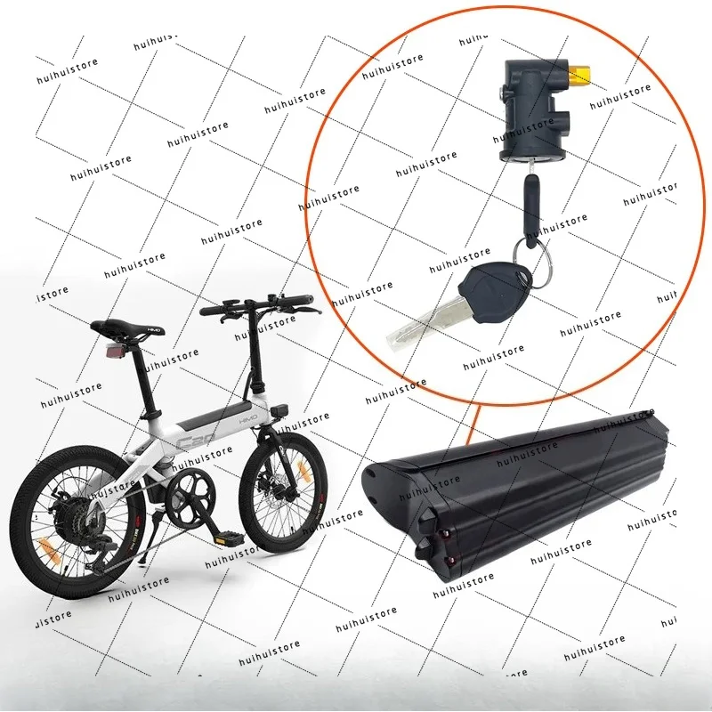 Battery Lock Core Key Cylinder Compatible for C20 Electric Bike Battery Security Accessories