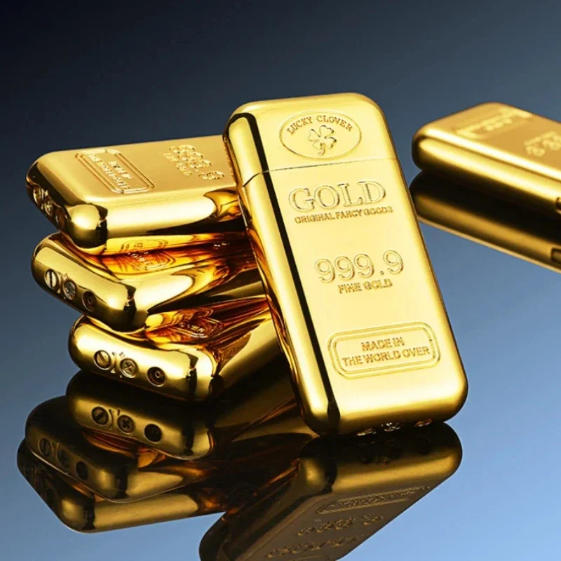 Noble Creative Brick Windproof Spray Blue Flame Torch Gas Lighter Mini Portable Outdoor Cigar Lighter Smoking - Image 4