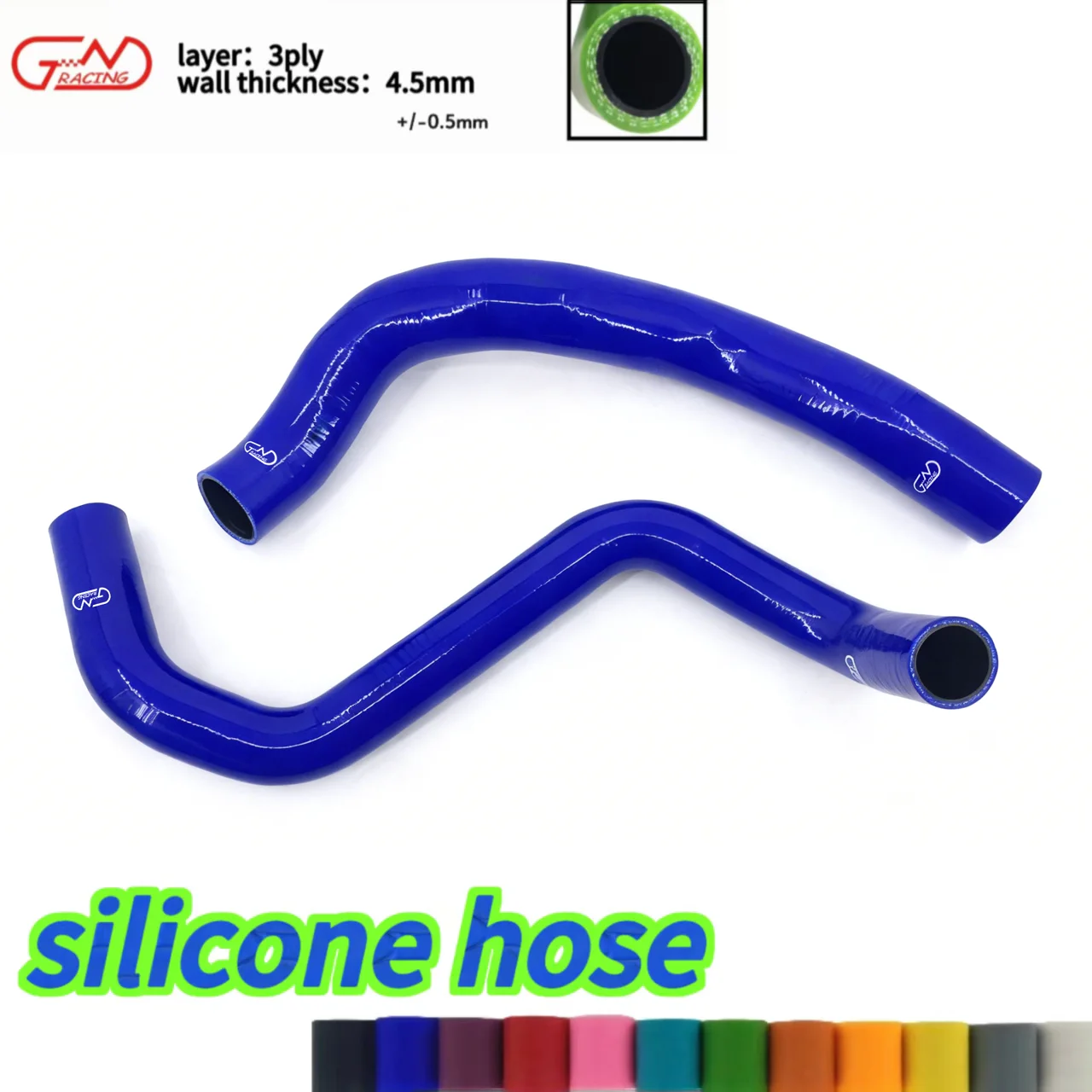 

JN racing Silicone hose for FORD MUSTANG 3.8L 01-04 V6 silicone radiator hose