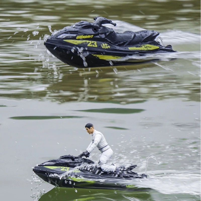 UDI 923 فرش RC قارب سريع 2.4G تبريد المياه مصباح ليد التحكم عن بعد سباق قارب للأطفال الأولاد لعبة نفاثة كهربائية الهدايا #5