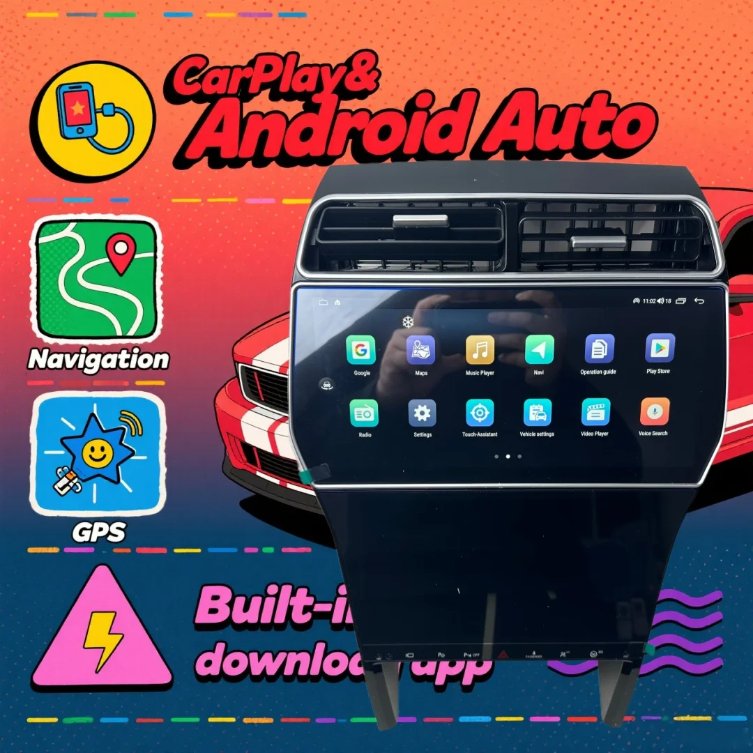 

12.3 inch LCD Dual Touch Screen Car Stereo Radio For Ford Explorer 2011-2019 Carplay Android 13 GPS Navigation Head Unit Player