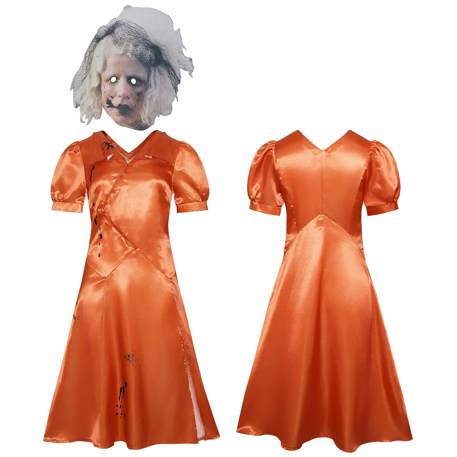 Cosplay Costume The Bride Uniform Outfit Women Party Dress Game Halloween Xmas Carnival Full Set