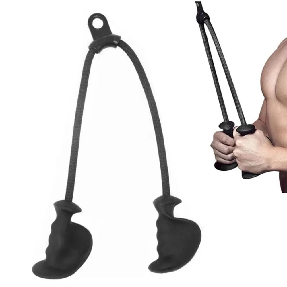

Ergonomic Fitness Pull Rope 360° Isolation Training Gantry Pull Rope Rubber Grip Professional Gym Equipment Pull Rope Gym