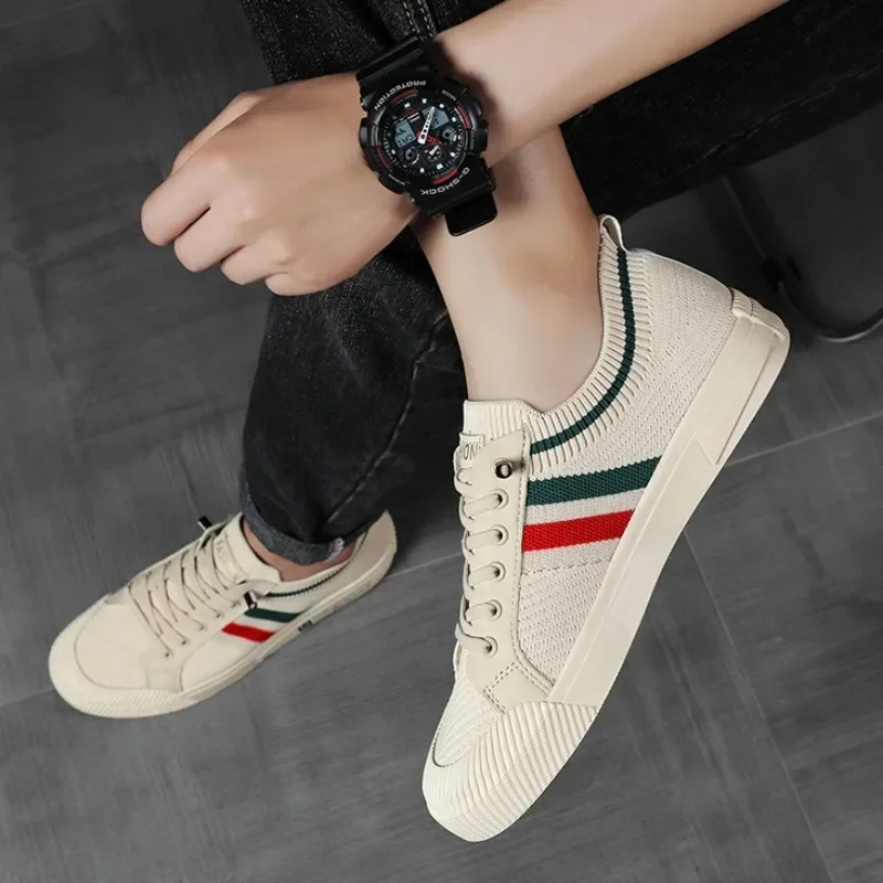 Scarpe Casual da uomo di lusso Sneakers moda per uomo mocassini da passeggio all'aperto traspiranti in rete leggera appartamenti maschili Zapatos Para Hombres