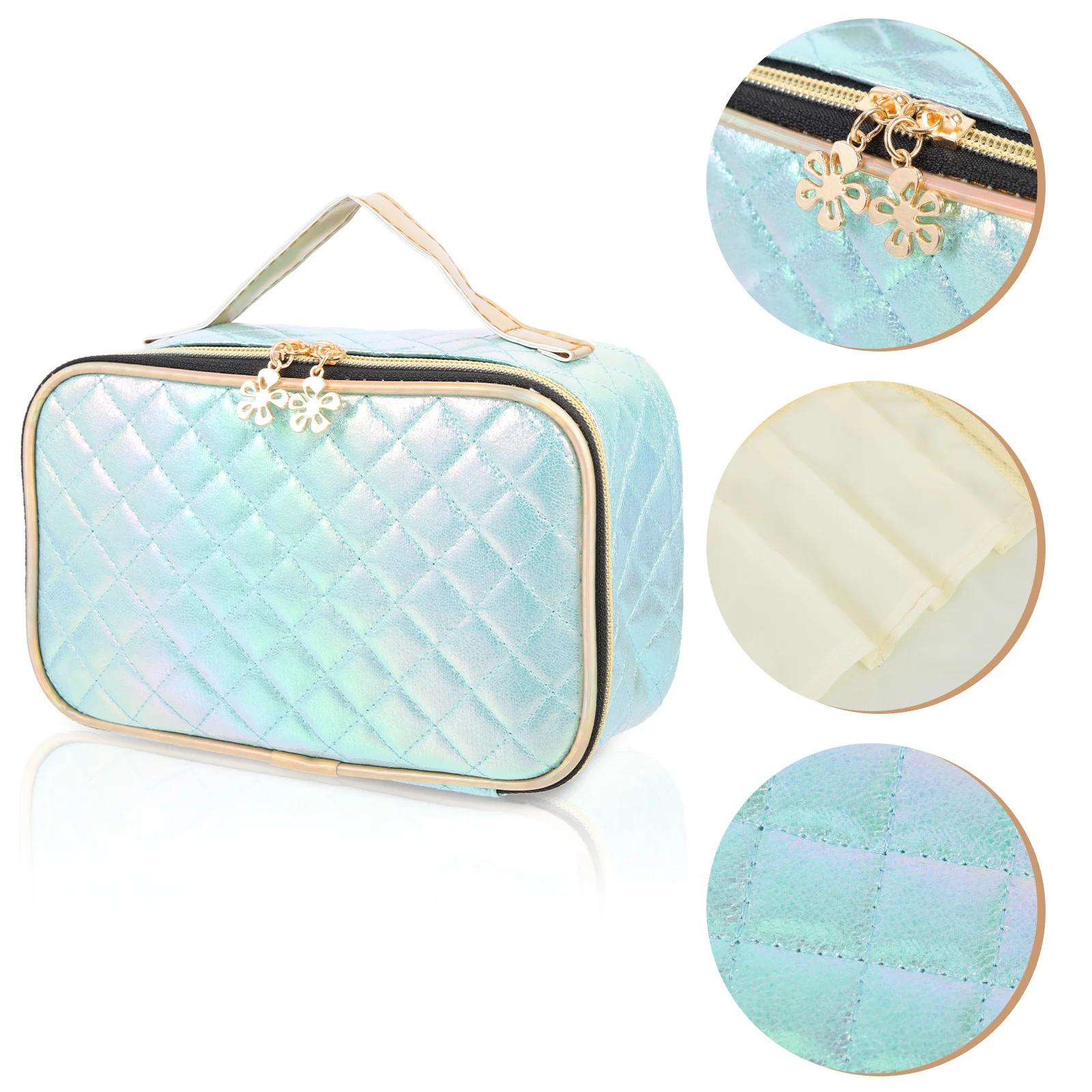 

Portable Large Capacity Travel Toiletry Storage Bag Waterproof Organizer Double Zipper Multipurpose Hanging Makeup