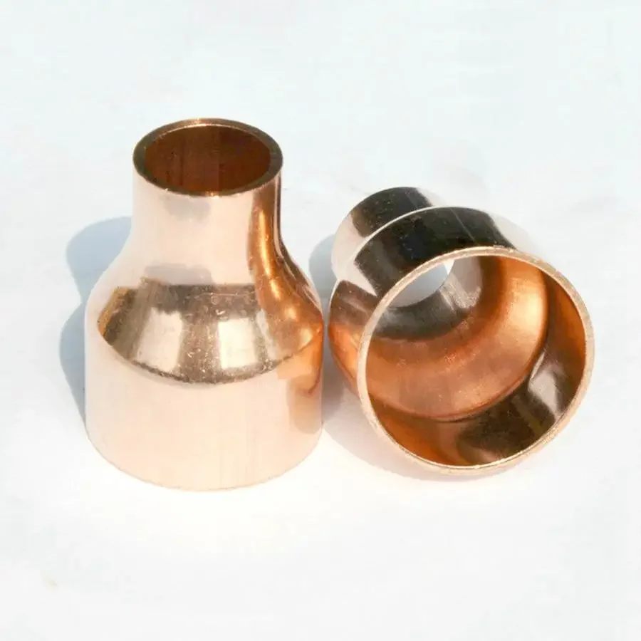 I.D 25/28/35mm Reduce Copper End Feed Reducer Welding Coupling Pipe Adapter Air Conditioner Refrigerator Chiller Plant