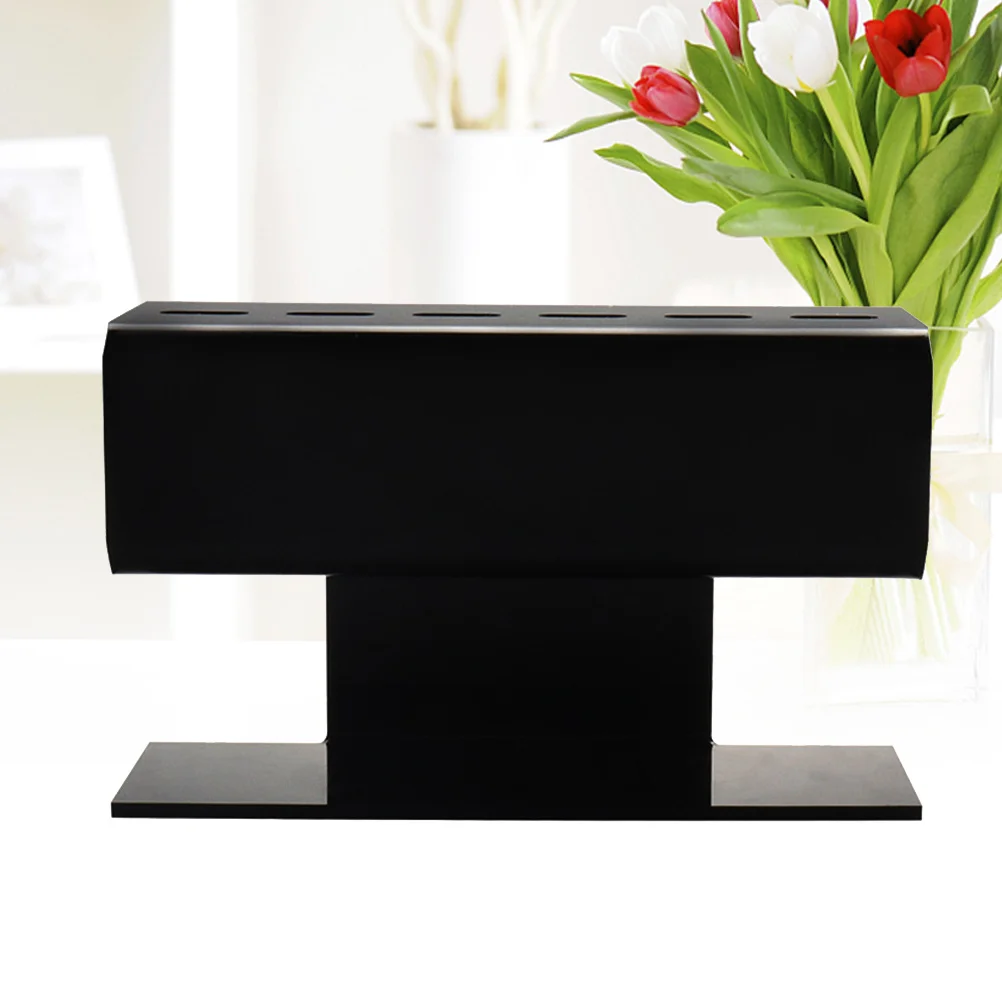 6穴ピンセット収納ラックまつげエクステンションツールオーガナイザーディスプレイスタンドプラスチックまつげ移植ピンセットホルダー