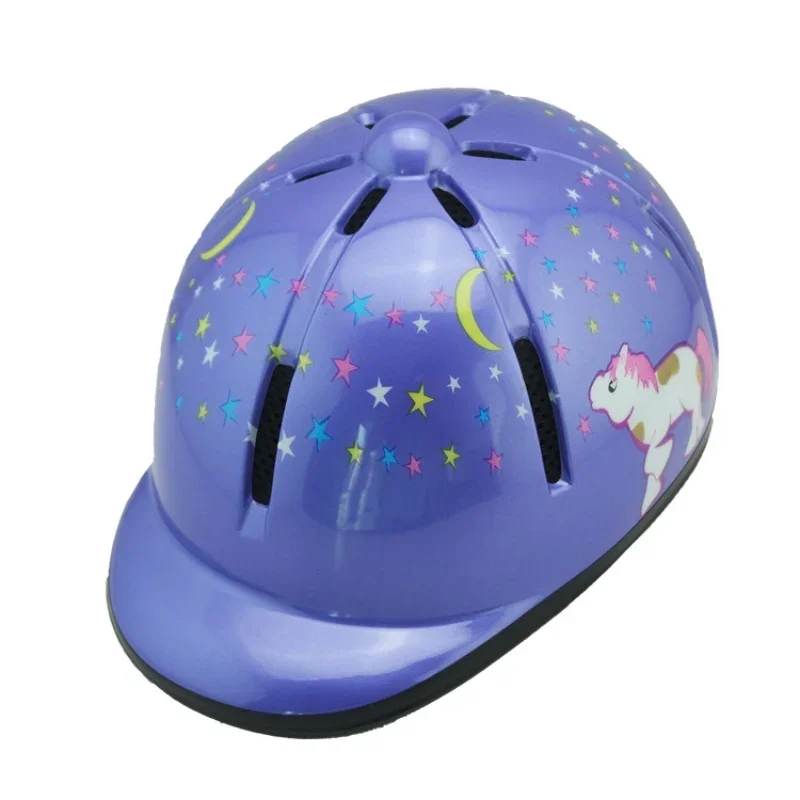 Casco de seguridad para montar a caballo, equipo protector para la cabeza, para ciclistas ecuestres de 2 a 6 aรฑos