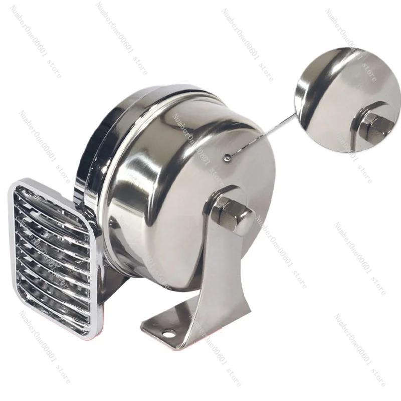 Marine Snail Electric Horn 316 Stainless Steel ABS Chrome Plated 12V24V