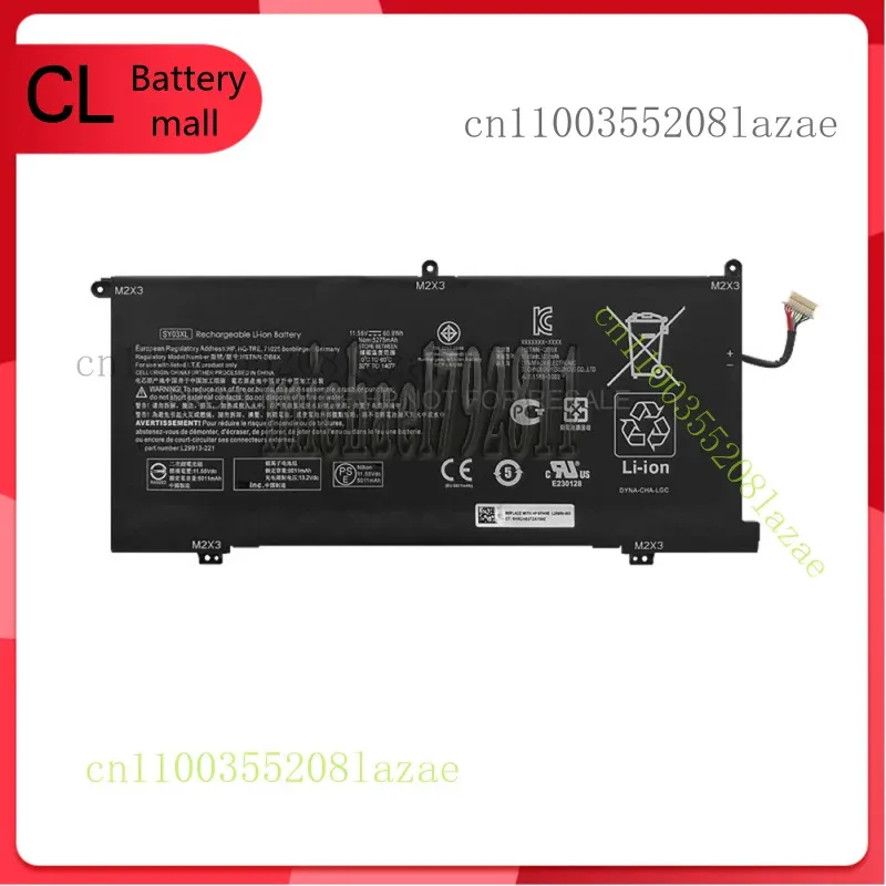 

Q Новый оригинальный аккумулятор SY03XL для HP Chromebook X360 14-DA HSTNN-DB8X L29959-005
