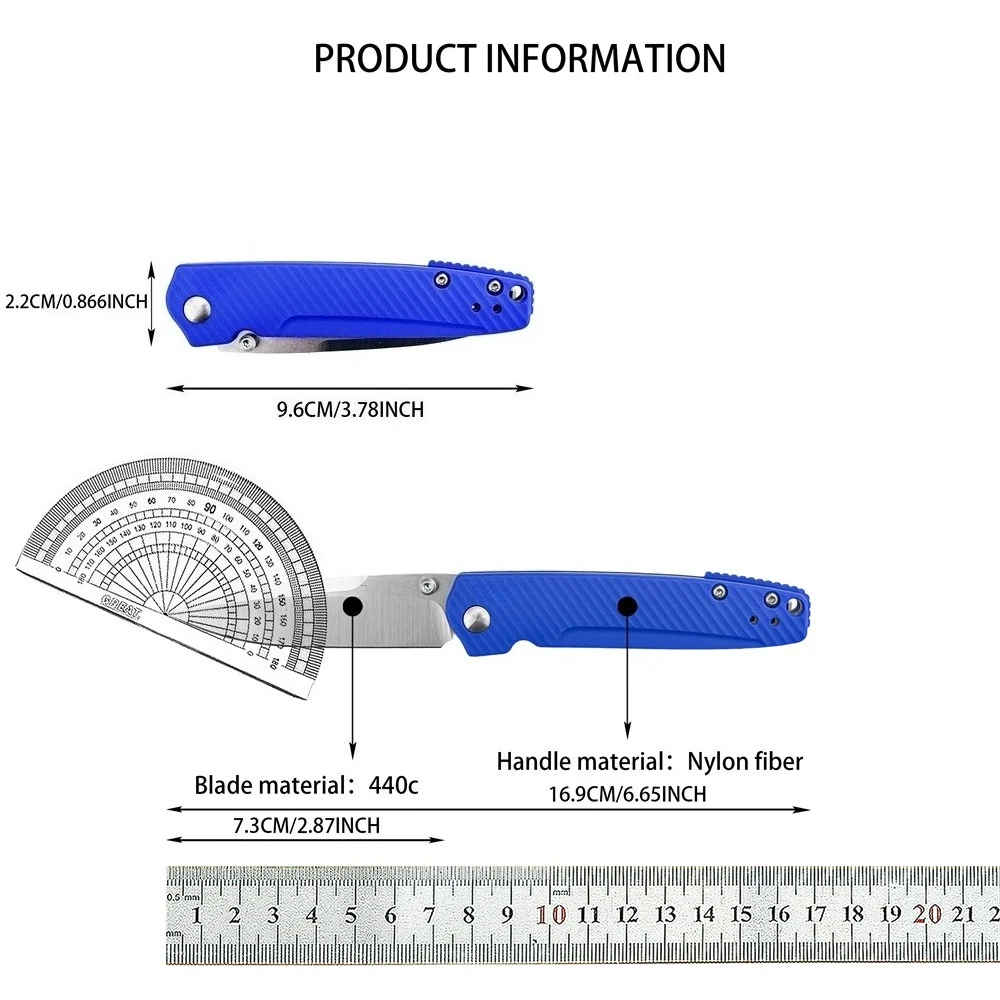 2025 أعلى جودة جيب الدفاع عن النفس سكين للفرد 440c شفرة الصيد في الهواء الطلق سكينة تكتيكية التخييم فائدة أداة محمولة #6