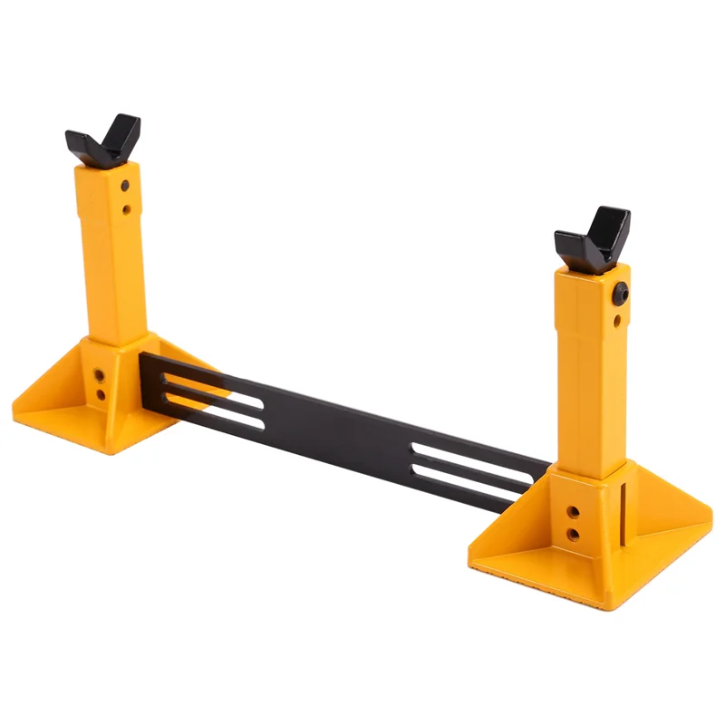 

Superior Quality-Simulation Metal Height Adjustable Jack RC Car Holder Stand Decoration For 1/8 1/10 RC Crawler Axial SCX10 TRX4