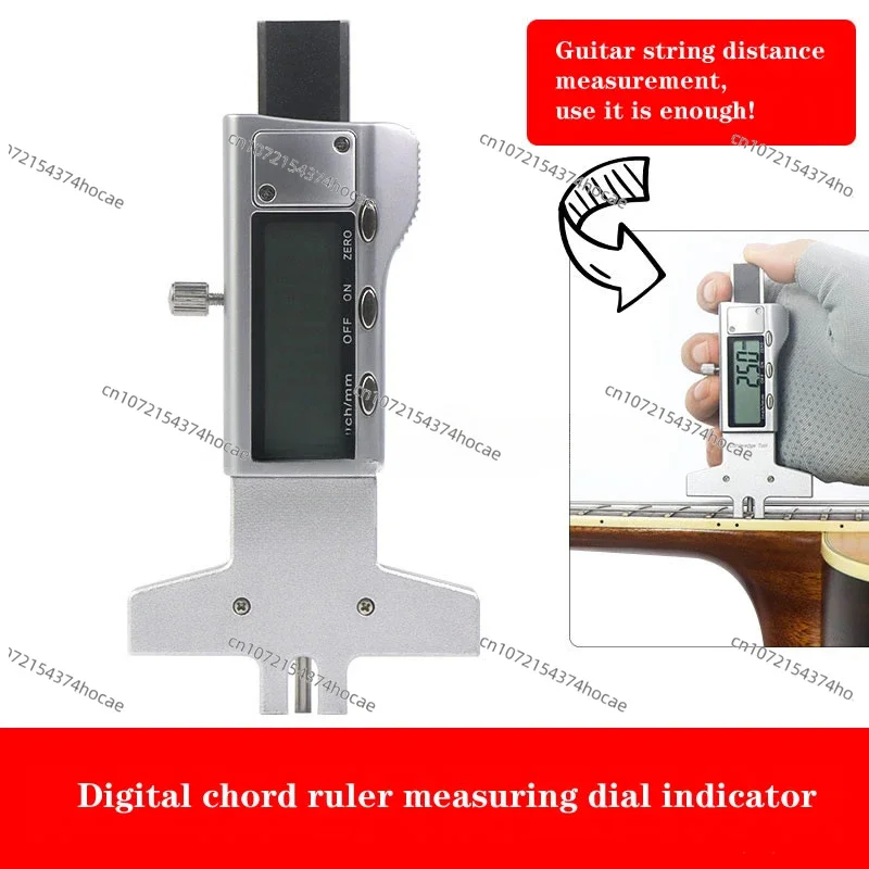 Guitar digital display string gauge, string height measurement dial indicator, electric/wooden guitar production or repair tools