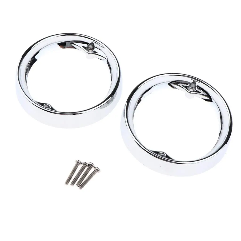 2pcs Durable Motorcycle Plastic Bezels Parts Suitable Touring