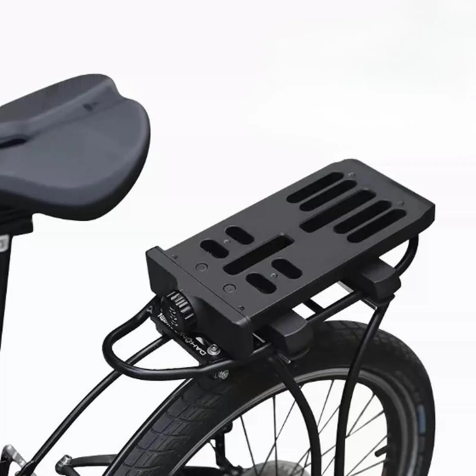 

Bicycle Basket Mounting Bracket Spare Part Easy Installation Stable Accessory Cargo Carrier Frame Quick Release for Cycling