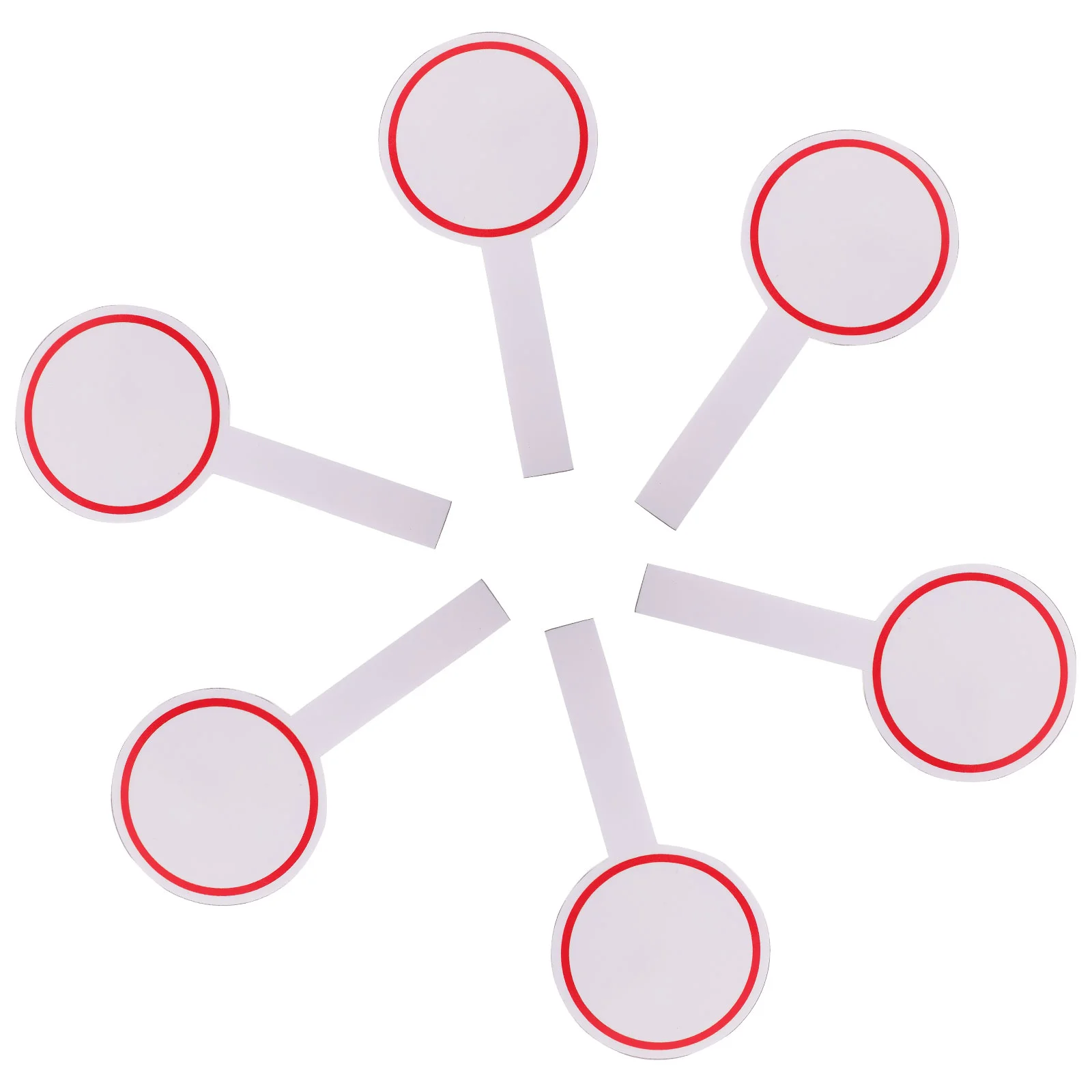 Tableau blanc simple face pour étudiant, tableau blanc pour déterminer le score, palettes de juges, effacement à sec, réponse