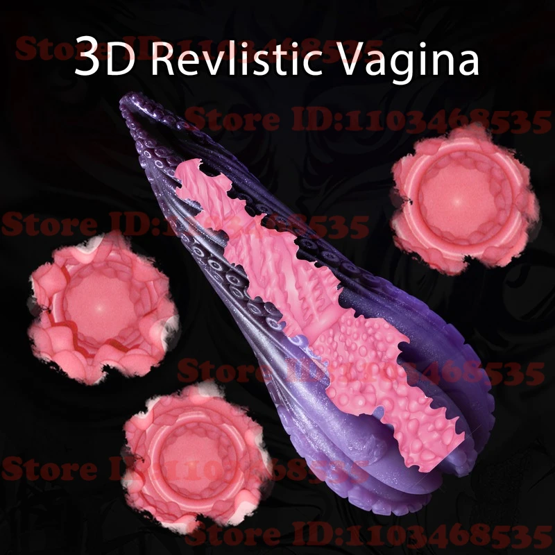 Octavia Octopus Tentacle Onahole Hentai Male Stroker Fantasy Sex Toys Anime Male Musturbator Toys Silicone Mastubator for Men