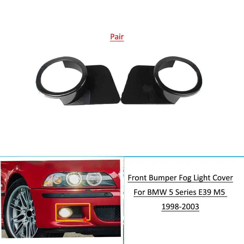 

Car Front Foglight Fog light Trim Grille for BMW 5 Series E39 M5 1998-2003 51112496283 51112496284