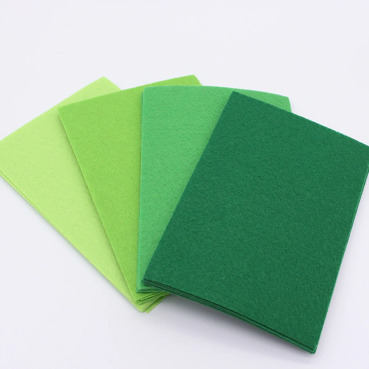 Green Series 1mm Thick Doll Home Decoration Handmade Hard Felt