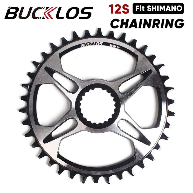 BUCKLOS 12 Speed Chainring 32T/34T/36T/38T Direct Mount Crankset Aluminum Alloy Bike Chainwheel for M6100 M7100 M8100 M9100