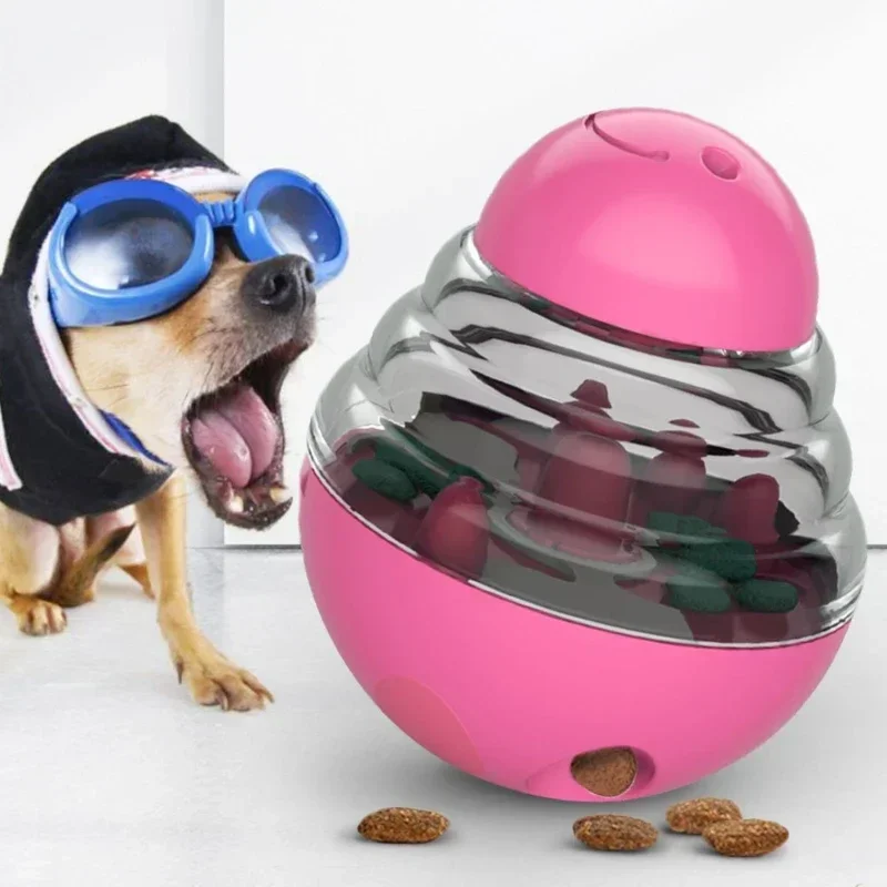 Dog Leak Food Toys Interactive Dog Cat Pet Slow Feeder Handling Ball