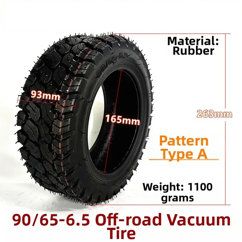 For 11x Electric Scooter 11 Inch Scooter Tire 90 65-6.5 Tyre Off-road Riding 90 65-6.5 Tyre Replacement For Same Size