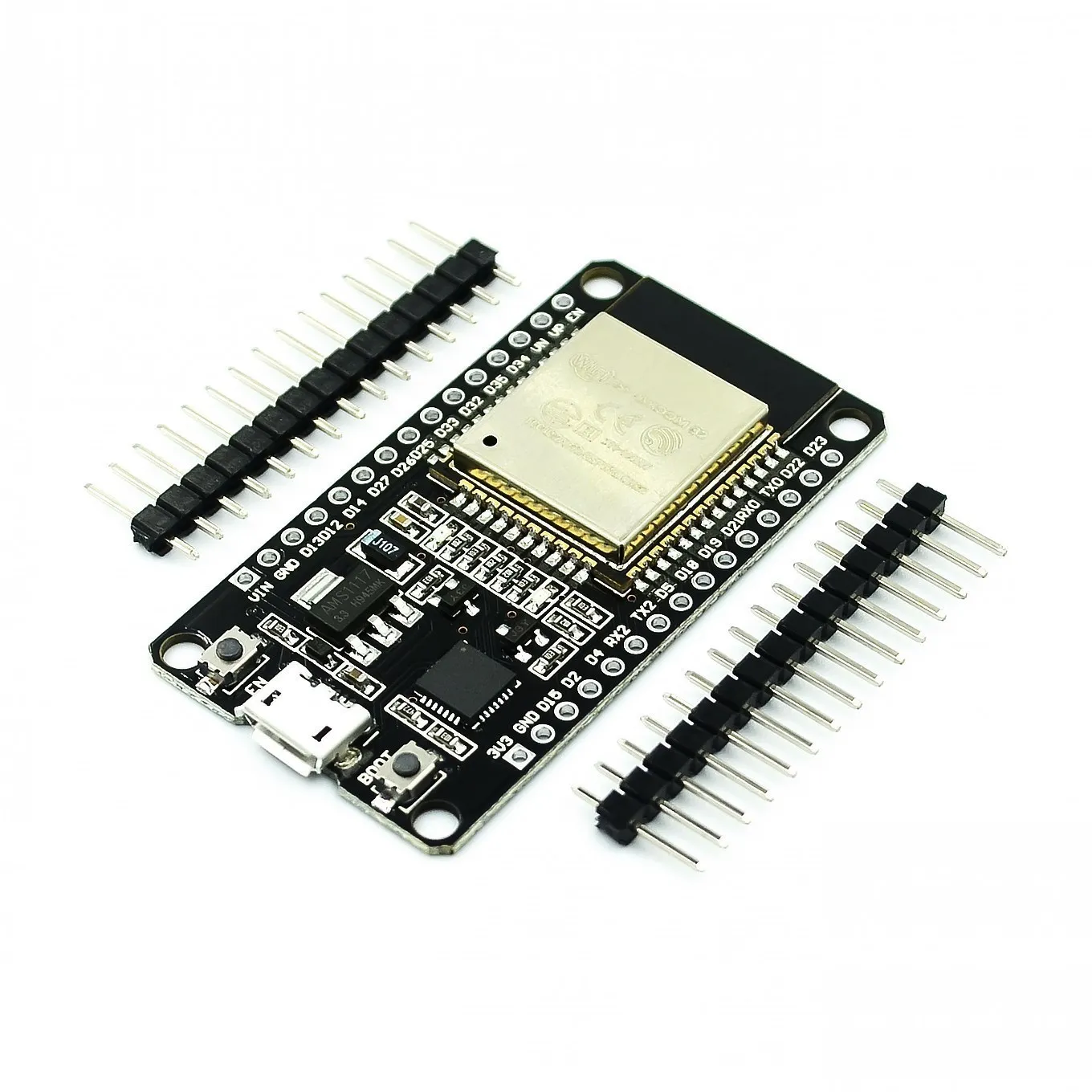 ESP32 Development Board TYPE-C USB CH340C WiFi + untuk Bluetooth ESP-WROOM ESP32-DevKitC-32 Dual Core konsumsi daya ultra-rendah
