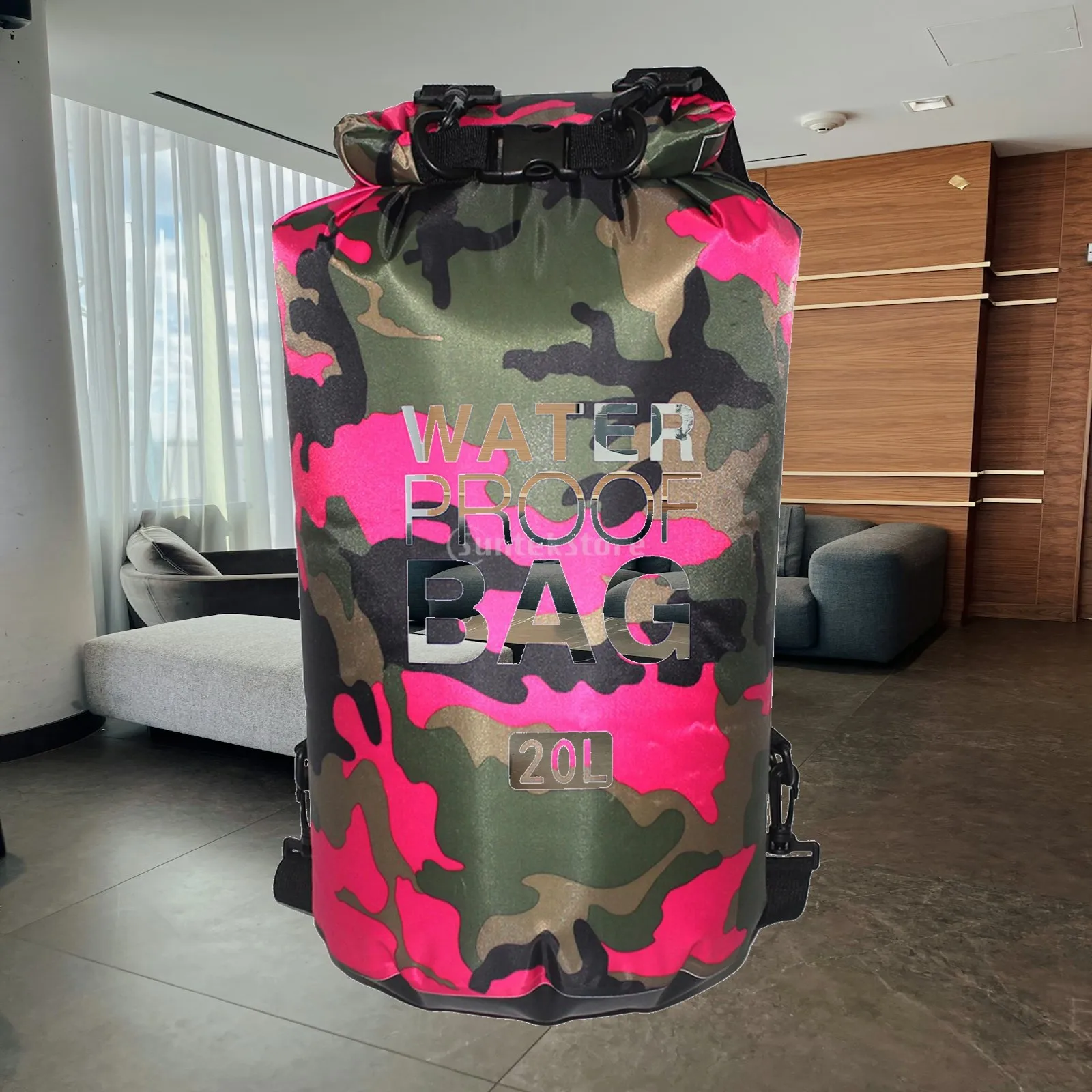 Floating Waterproof Dry Bag for Kayaking Rafting Carry Sack with Shoulder Strap for Drifting Boating Camping Outdoor Gear