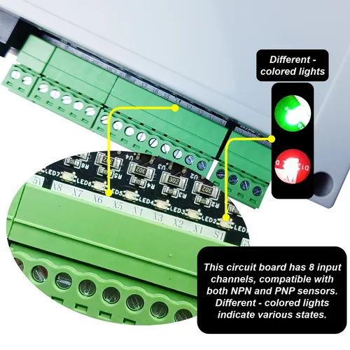 Imagen 2 del producto HKL-EA8 Placa IoT de Flash grande de 16M Control Industrial doméstico inteligente entrada de señal NPN PNP 0-5V 4-20MA entrada analógica salida de 0-10V