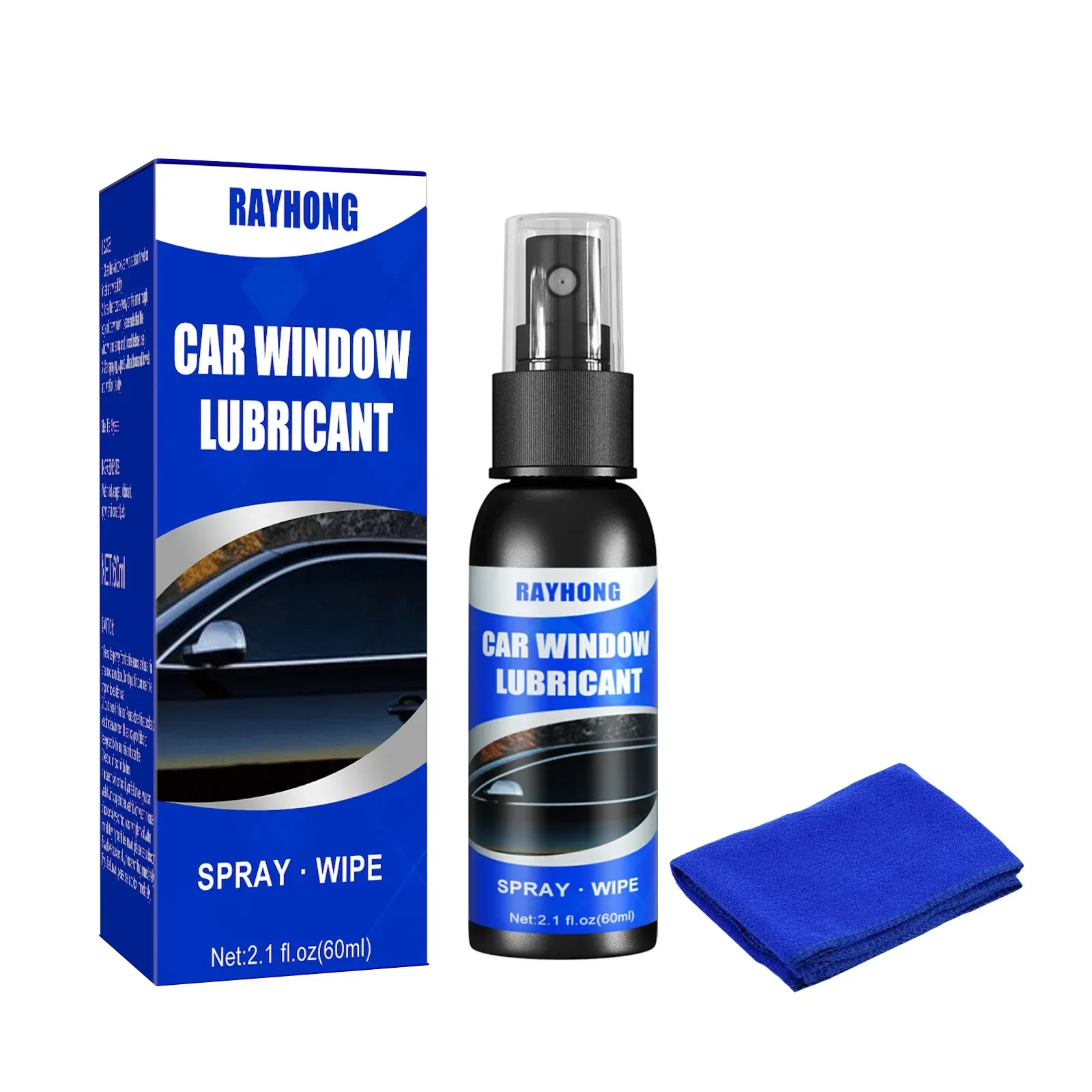 60ml Car Window Lubricant Rubber Door Rubber Strip Car Softening Maintenance Eliminates Noise Universal Car Products Repair Tool